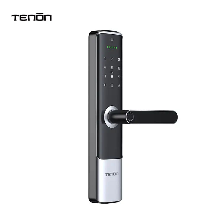 TENON K6 - Zinc Alloy Electronic Key Card Digital Door Lock Fingerprint Smart Lock With Doorbell